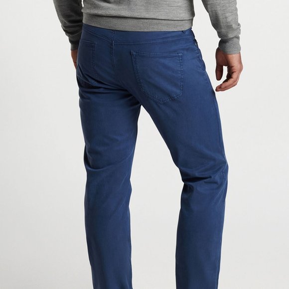 Peter Millar Wayfare Five-Pocket Pant Riviera Blue 34x32 - Picture 2 of 4